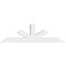 Ekena Millwork Saratoga Architectural Grade PVC Gable Bracket, 84"W x 24 1/2"H x 6"D x 6"F, 7/12 Pitch GBP084X25X0606SAR00 - alternate 3